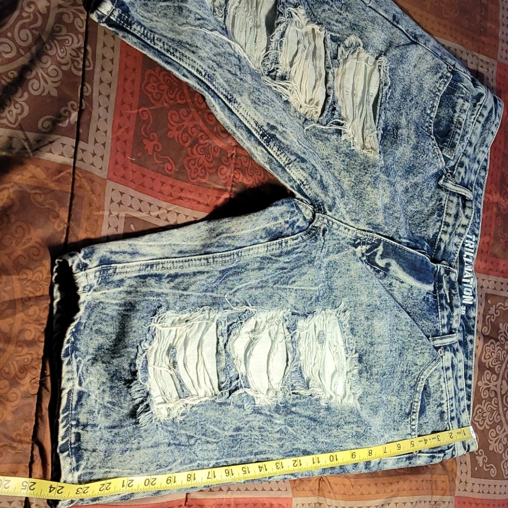 Denim shorts